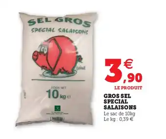 Super U Gros sel special salaisons offre