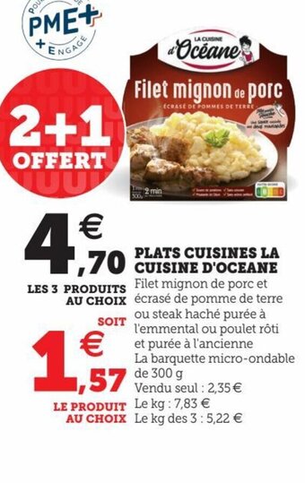 Hyper U Plats Cuisines La Cuisine D'Oceane offre