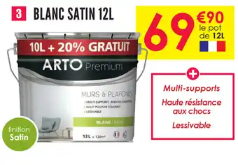 Décor Discount Peinture Multi-Supports Blanc Satin offre