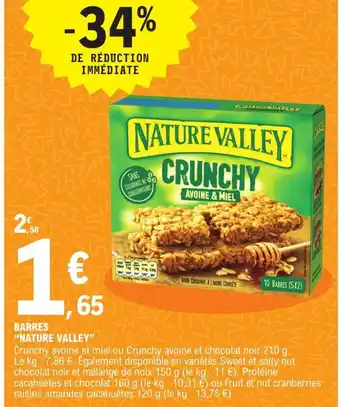E.Leclerc Nature Valley Barres offre