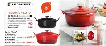 Mathon Cocotte plume le creuset offre