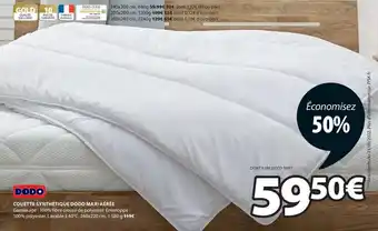 JYSK Couette Synthétique Dodo Maxi Aérée offre