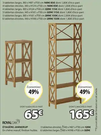 JYSK Étagère Jannerup offre
