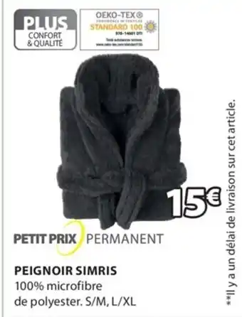 JYSK Peignoir Simris offre