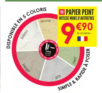 Décor Discount Papier Peint Intissé Murs d'Autrefois offre