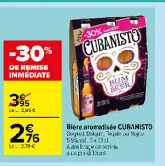 Bière aromatisée Cubanisto