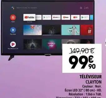 Téléviseur clayton