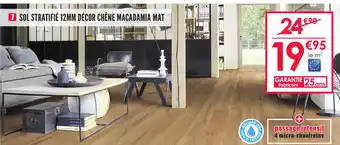 Décor Discount Sol Stratifié 12mm Décor Chêne Macadamia Mat offre