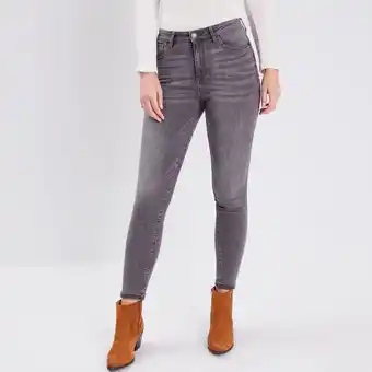 Cache Cache Jeans skinny push-up denim gris femme offre
