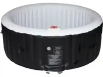 E.Leclerc Brico Spa gonflable "saint tropez" - avec cercle flottant led - 4 places - noir offre