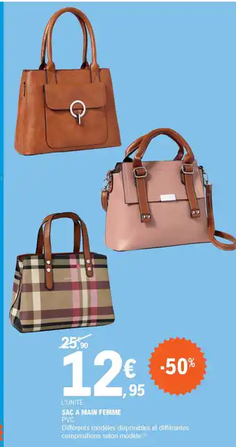 E.Leclerc SAC A MAIN FEMME offre