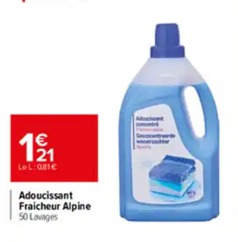 Carrefour Market Adoucissant Fraicheur Alpine offre