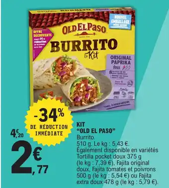 E.Leclerc Old El Paso Kit offre