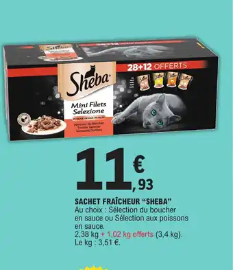 E.Leclerc Sheba Sachet Fraîcheur offre
