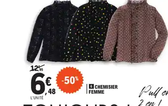 E.Leclerc Chemisier femme offre