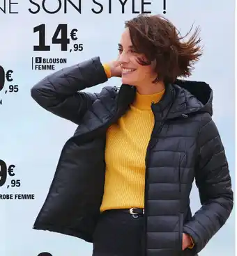 Promo Blouson Femme chez E.Leclerc