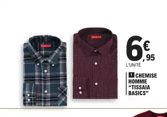 E.Leclerc Chemise Homme Tissais Basics offre