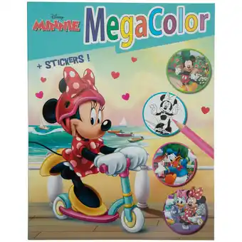 Action Livre de coloriage avec autocollants disney offre