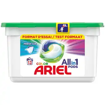 Action Lessive en capsules ariel all-in-1 couleur offre