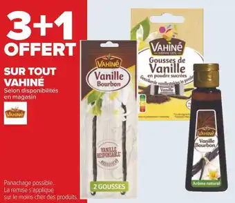 Carrefour Vahiné bon plan sur tout vahiné offre