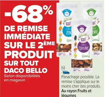 Carrefour Daco bello bon plan sur daco bello offre