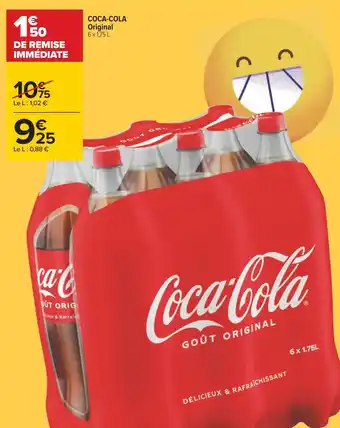 Carrefour Coca-cola coca-cola original offre