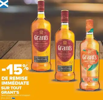 Grant's bon plan sur tout grant's