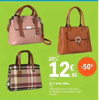 E.Leclerc SAC A MAIN FEMME offre