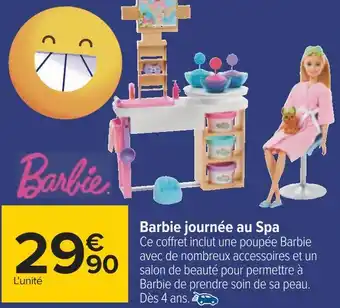 Carrefour Barbie barbie journée au spa offre
