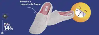 Tex mule adulte à mémoire de forme