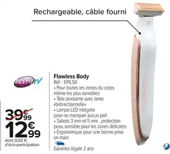 Carrefour Market Best of tv flawless body offre