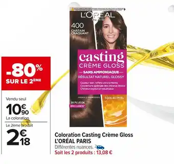 L’oréal paris coloration casting crème gloss