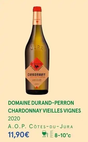 Monoprix Domaine durand-perron chardonnay vieilles vignes 2020 offre