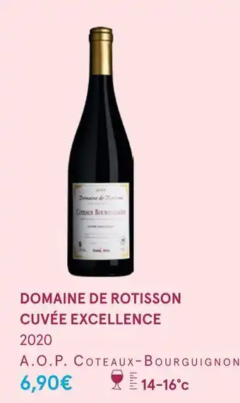 Monoprix Domaine de rotisson cuvée excellence 2020 offre