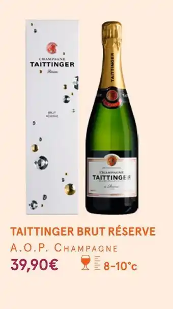 Monoprix Taittinger brut réserve offre