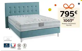France Literie Lila beausonge matelas vincennes offre