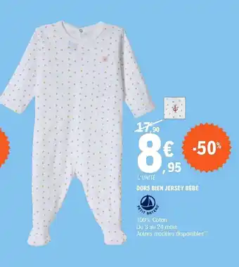 E.Leclerc DORS BIEN JERSEY BèBè offre