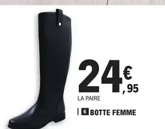E.Leclerc Botte Femme offre
