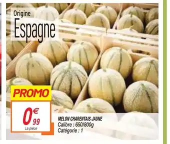 Netto MELON CHARENTAIS JAUNE offre