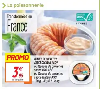 Netto QUEVES DE CREVETTES SAUCE COCKTAIL ASC offre