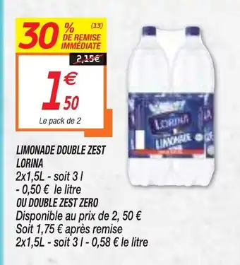Netto LIMONADE DOUBLE ZEST LORINA offre