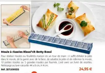 Mathon Moule à rissoles rissol'vit betty bossi offre