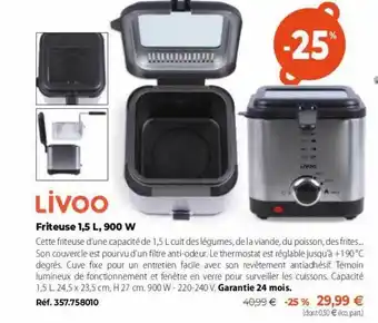 Livoo friteuse