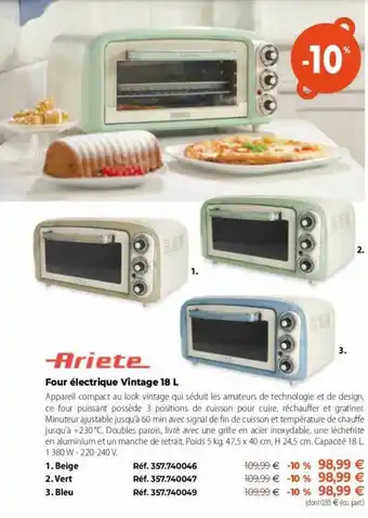 Mathon Ariete four électrique vintage offre