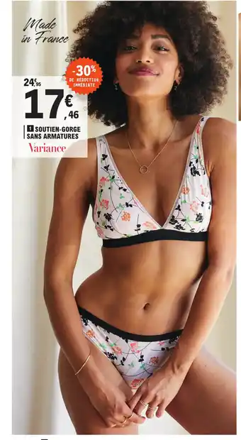 E.Leclerc Soutien-Gorge Sans Armatures offre