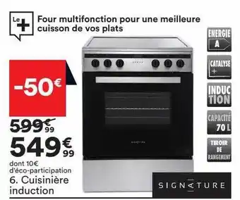 BUT Cuisinière induction signature offre