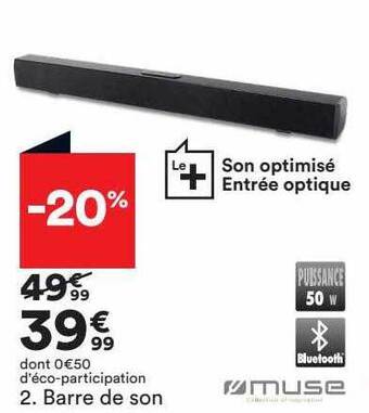 BUT Barre de son muse offre