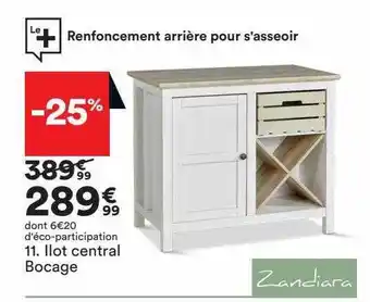 BUT Ilot central bocage zandiara offre