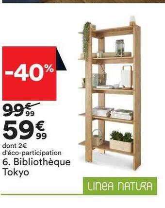 BUT Bibliothèque tokyo linea natura offre