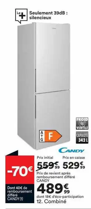 BUT Combiné candy offre